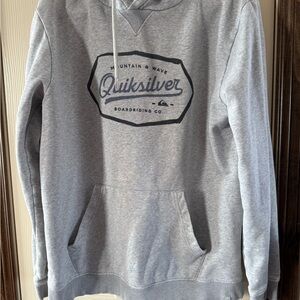 Quiksilver Heather Gray Men's Hoodie